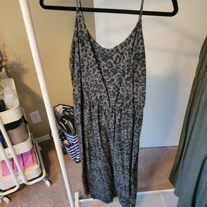Old Navy, Leopard Print Maxi Dress, XL